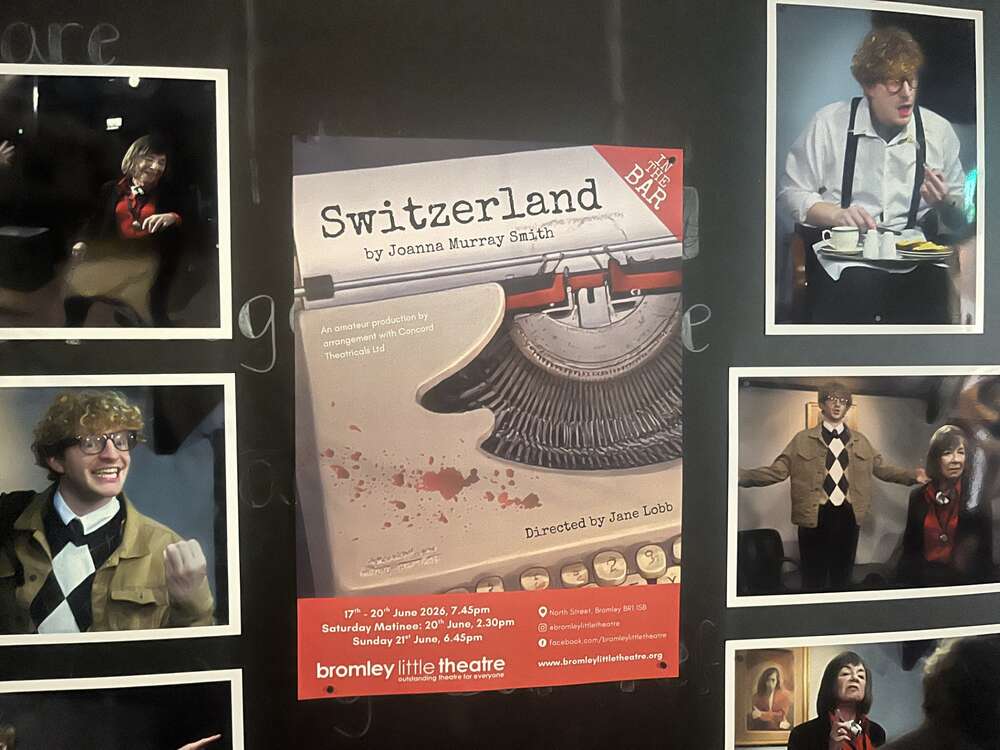 Switzerland at Bromley Little Theatre (bar show)