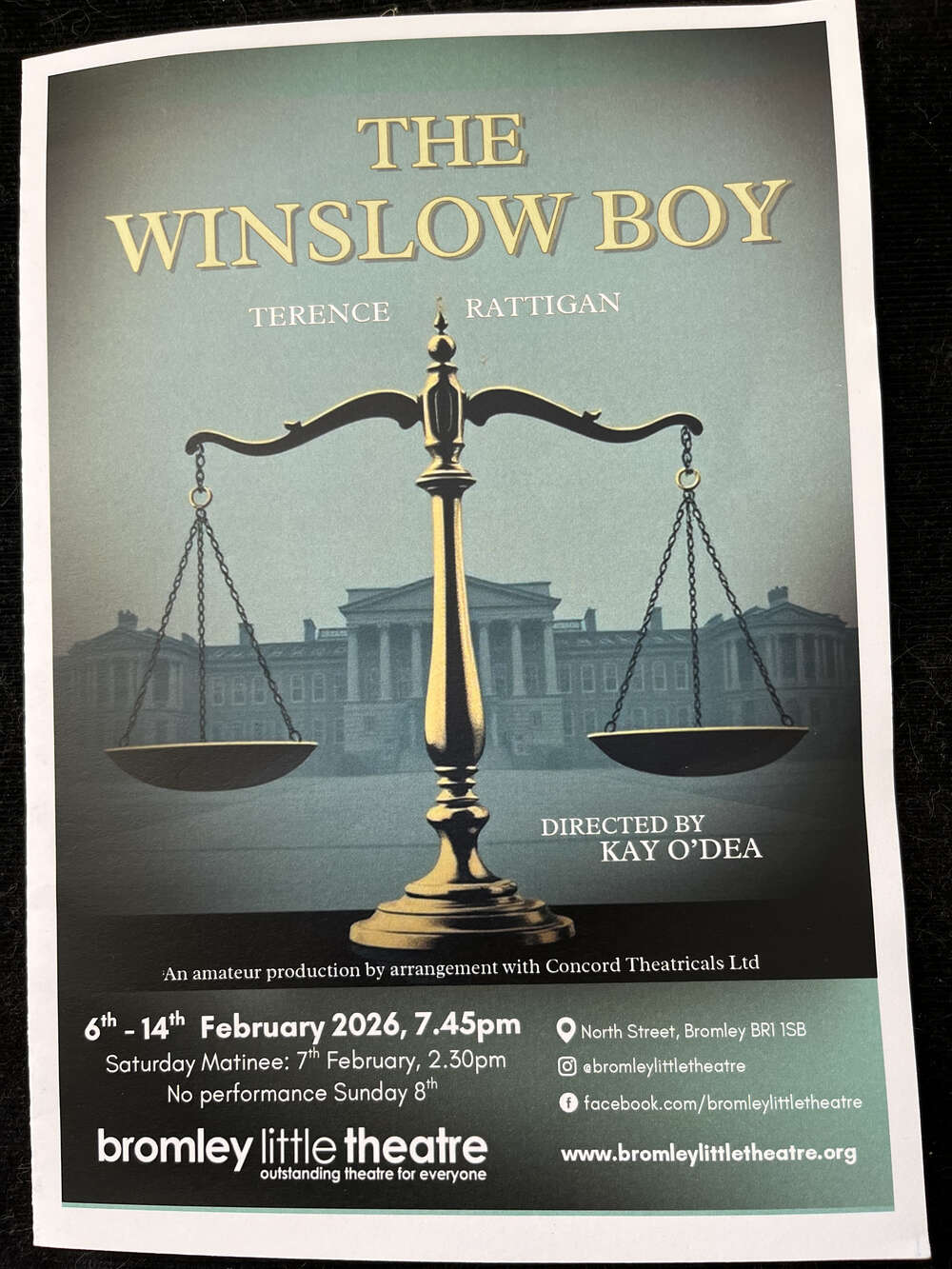 THE WINSLOW BOY - Bromley Little Theatre