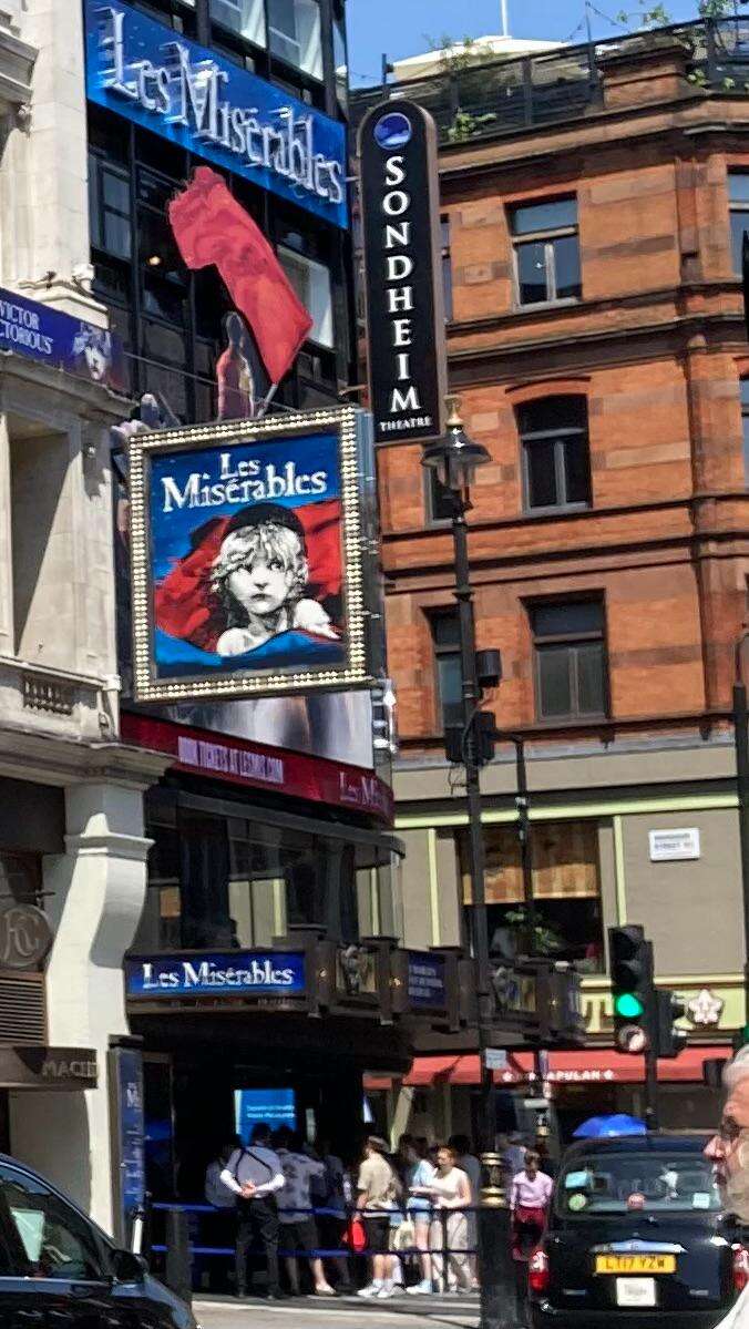Theatre Group trip to Les Misérables at the Sondheim Theatre 25 June 2026